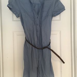 T-shirt dress with belt